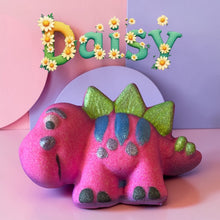 Load image into Gallery viewer, Daisy Dinosaur Bath Bomb