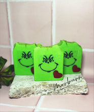Load image into Gallery viewer, Grinch Artisan Soap