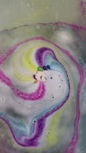 Load and play video in Gallery viewer, Unicorn Splash Bath Bomb
