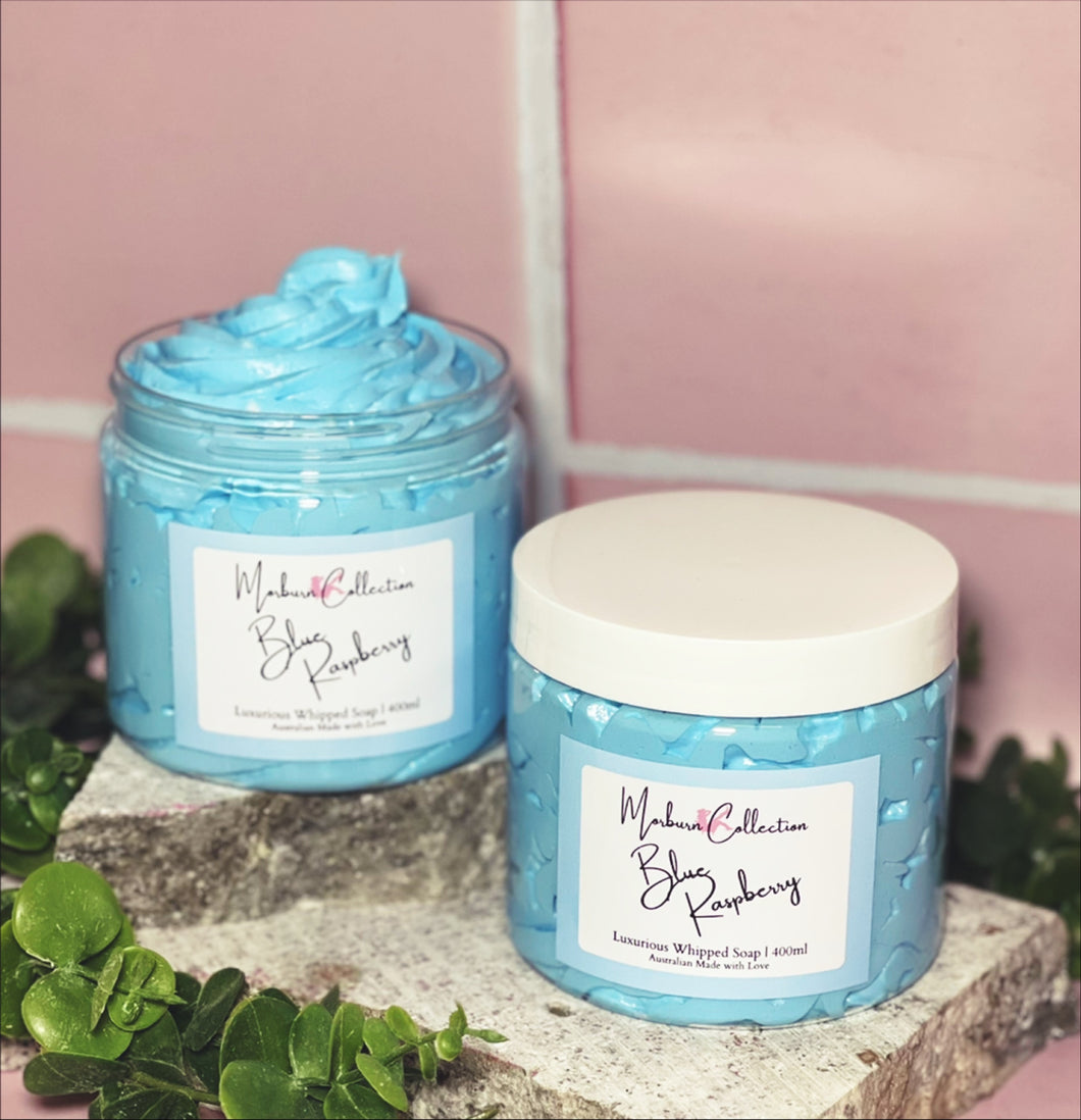 Blue Raspberry Whipped Soap
