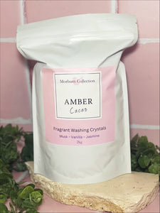 Amber & Cocao Washing Crystals 2kg refill bag