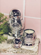 Load image into Gallery viewer, Silver Babushka Doll Candle set
