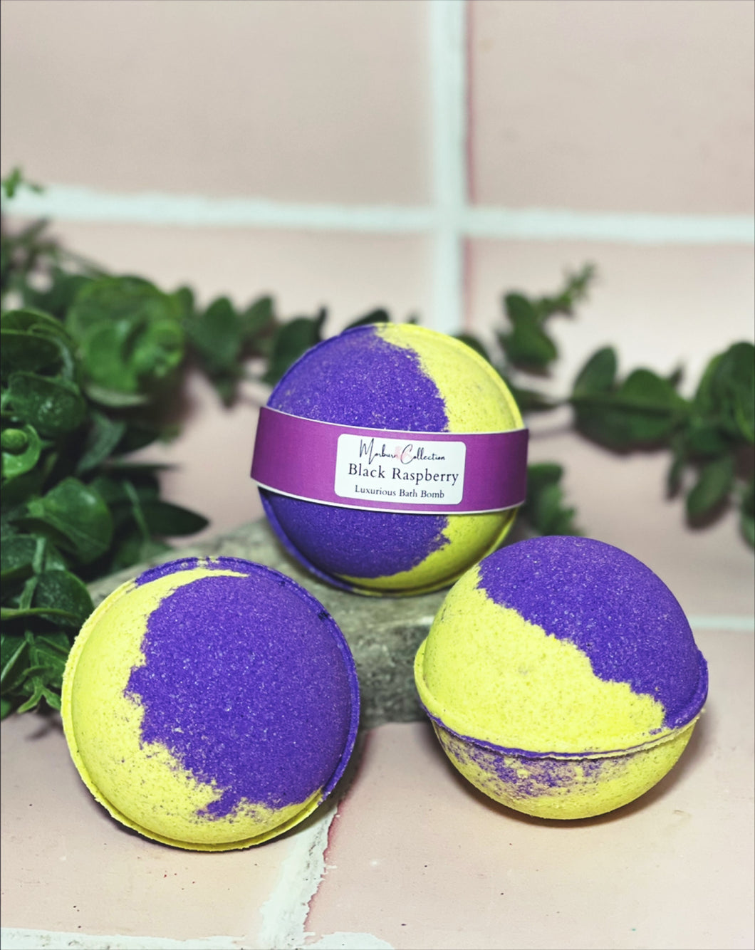 Black Raspberry Bath Bomb