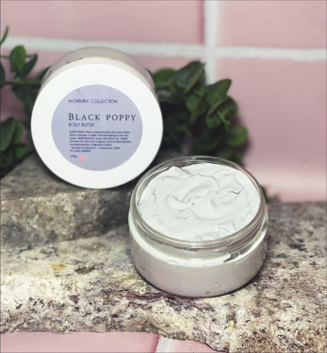 Black Poppy Body Butter Inspired by YSL Black Opium 100g