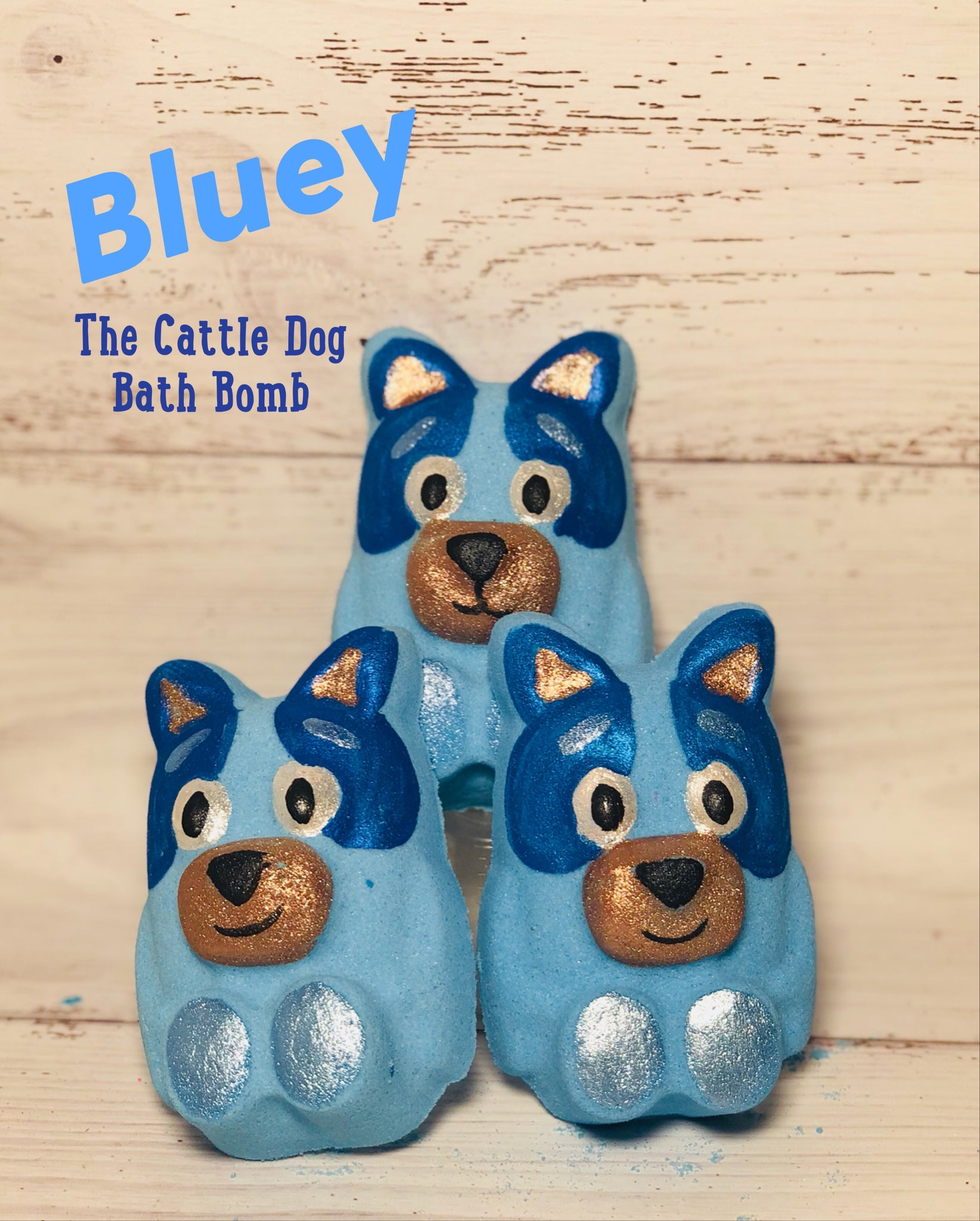 Bluey the cattle dog Bath Bomb Morburn Collection